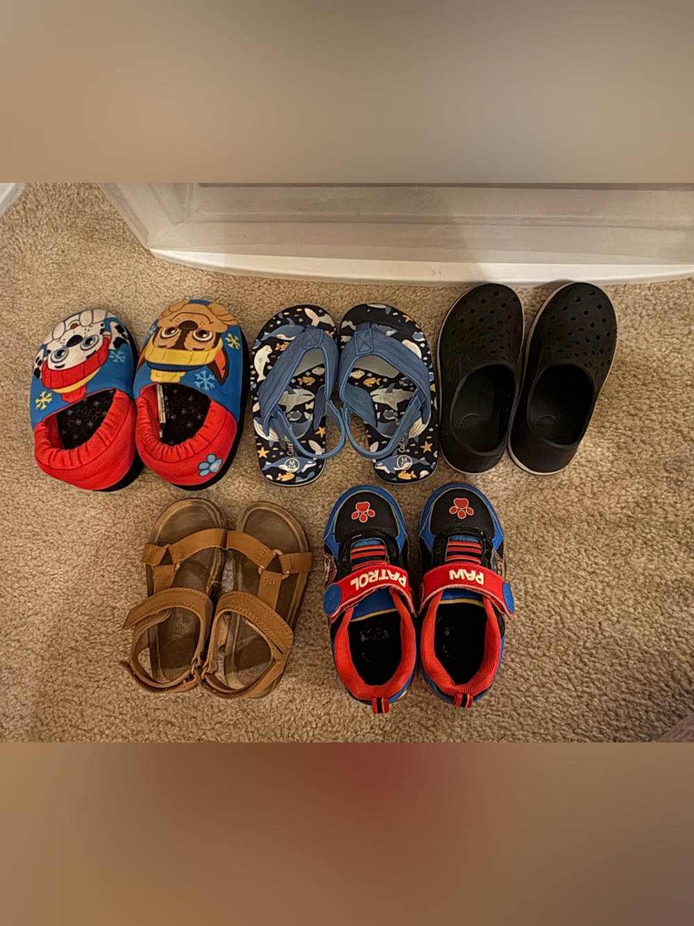 Lot of Toddler Boysโ Sizes 7-8 Shoes